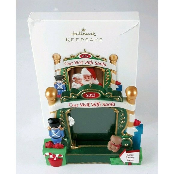 Hallmark: Keepsake Our Visit With Santa LPR3871 - Picture 2 of 4